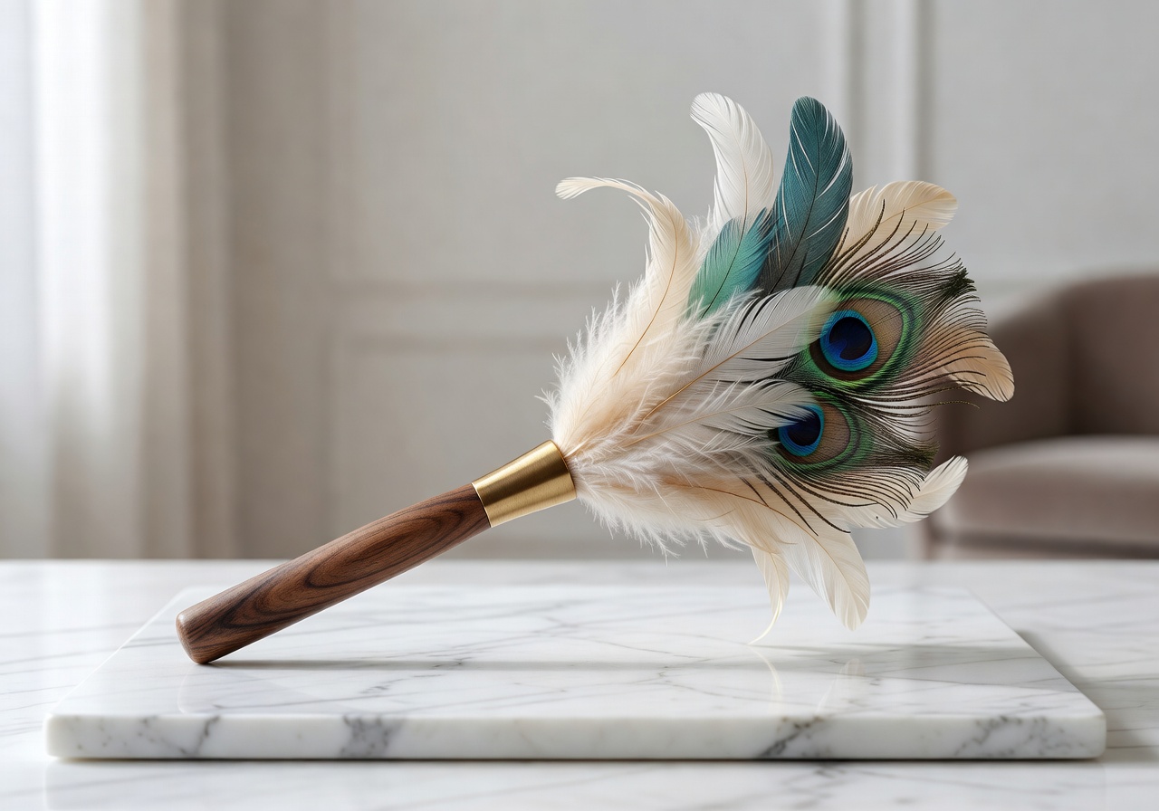 Monopulsefild Feather Motion Wand - luxury feather cat toy with elegant design